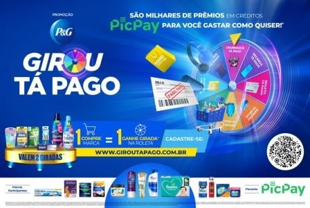 P&G lança promoção “Girou Tá Pago”