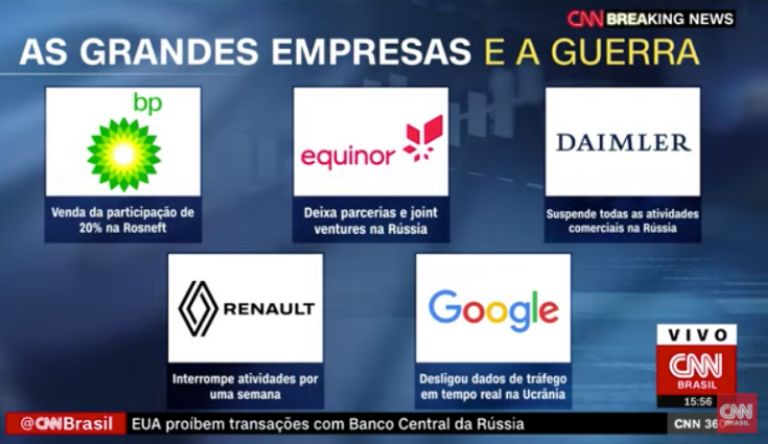 Empresas deixam a Rússia de olho nas boas práticas de ESG