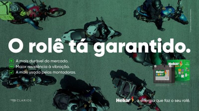 Heliar garante o rolê em nova ação publicitária