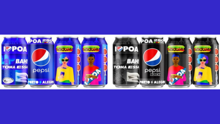 Pepsi comemora os 250 anos de Porto Alegre com lata virtual