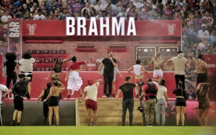 Brahma ativa com show no intervalo da final na Copa do Nordeste