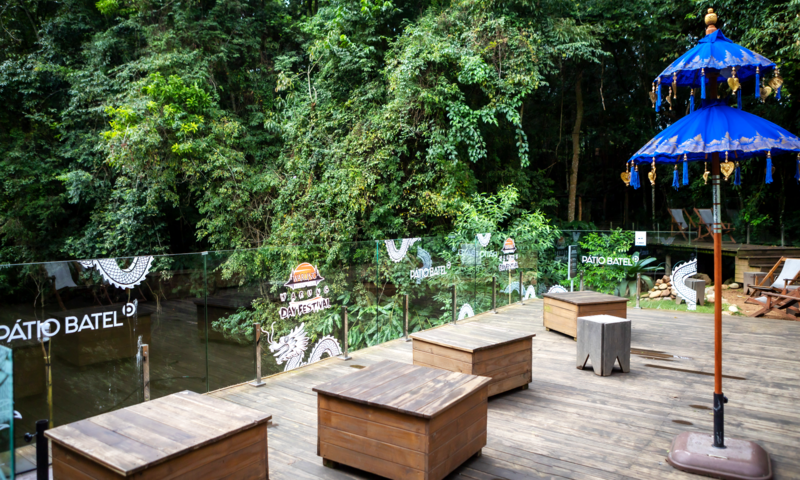 Pátio Batel levou experiências sensoriais ao Warung Day Festival