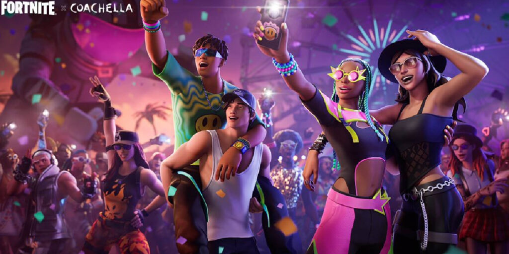 Fortnite e Coachella  anunciam colaboração. Assista!