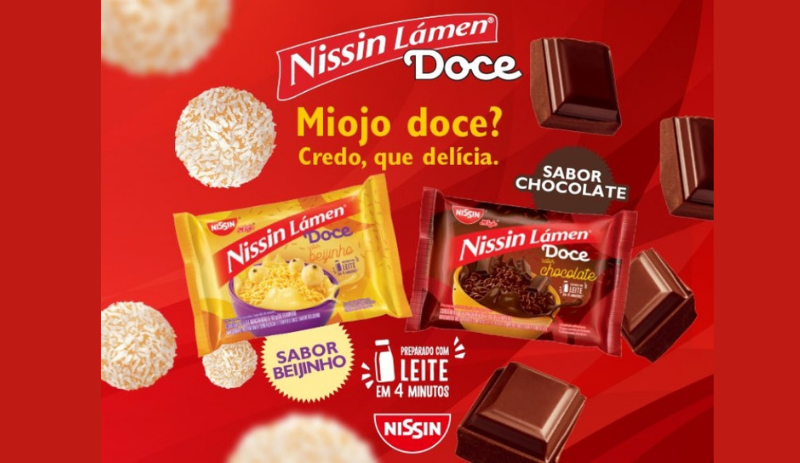 Nissin Miojo lança sabores Beijinho e Chocolate