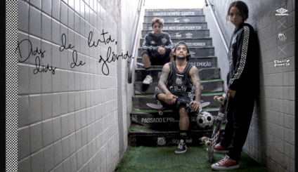 Umbro une paixões pelo Futebol, Música e Skate em collab com Santos FC e Charlie Brown Jr.