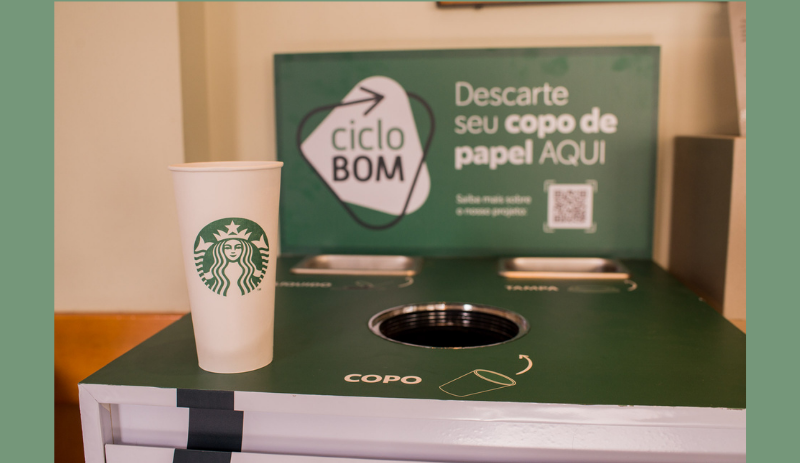 Starbucks Brasil lança iniciativa de reciclagem de copos descartáveis