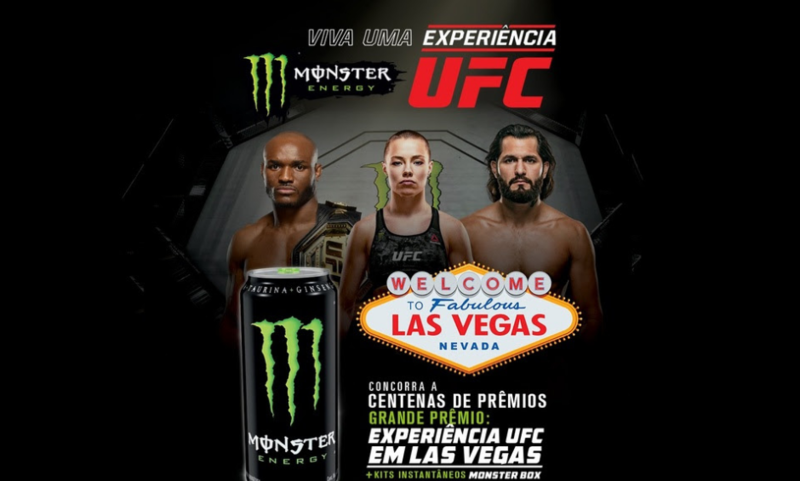 Coca-Cola FEMSA Brasil e Monster Energy levam ao UFC em Las Vegas