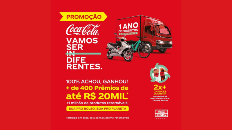 Coca-Cola FEMSA Brasil lança promoção de retornáveis