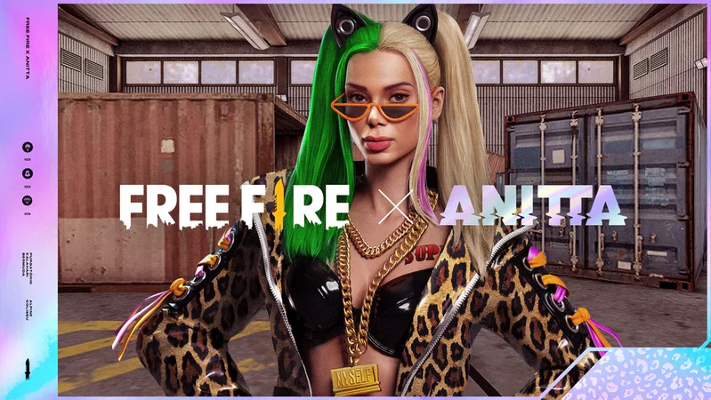 Anitta será personagem do Free Fire