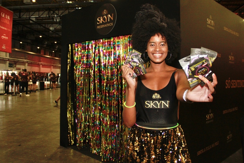 Skyn levou Túnel Sensorial para o Carnaval