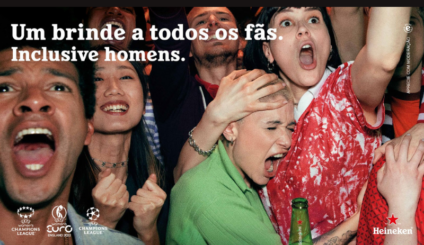 Heineken lança campanha questionando estereótipos de gênero no futebol