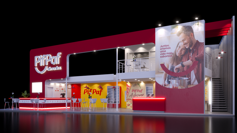 TSBetc produz estande da Pif Paf Alimentos na APAS Show