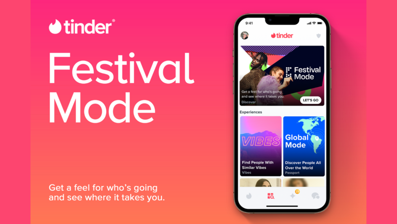 Festival Mode está de volta ao Tinder