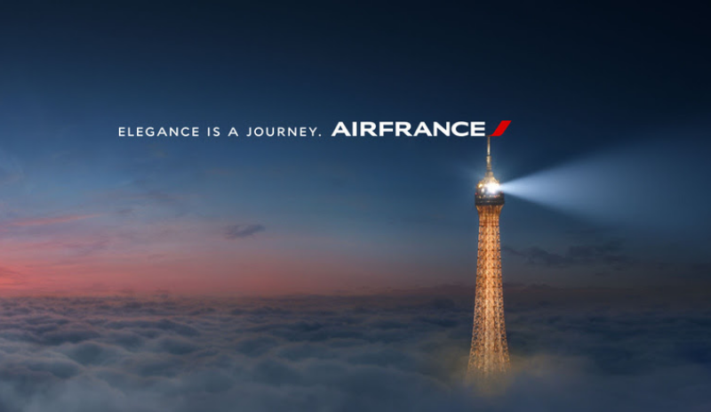 Air France apresenta elegância de voar