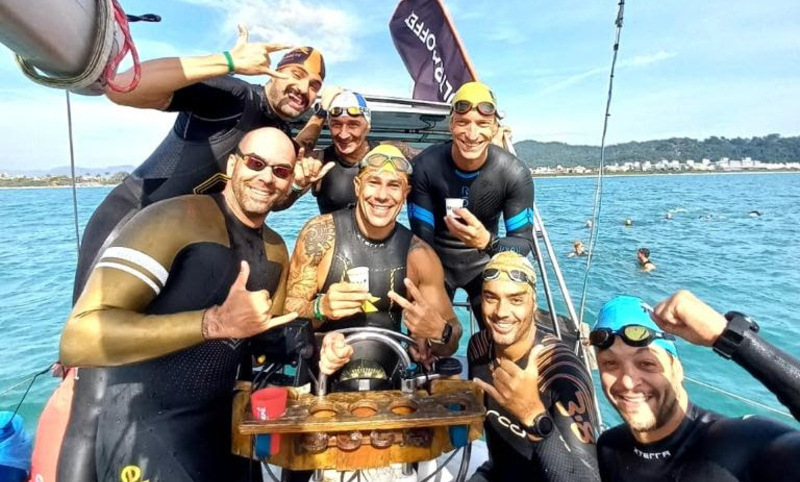 Ultracoffee levou coffe boat ao IronMan