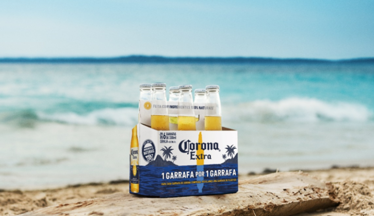 Corona vai reciclar 287 milhões de garrafas plásticas