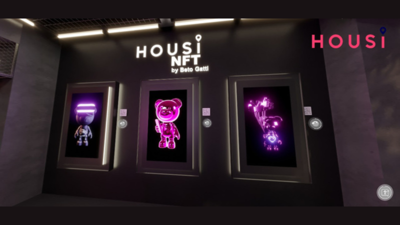 Loja da Housi recebe exposição de tokens