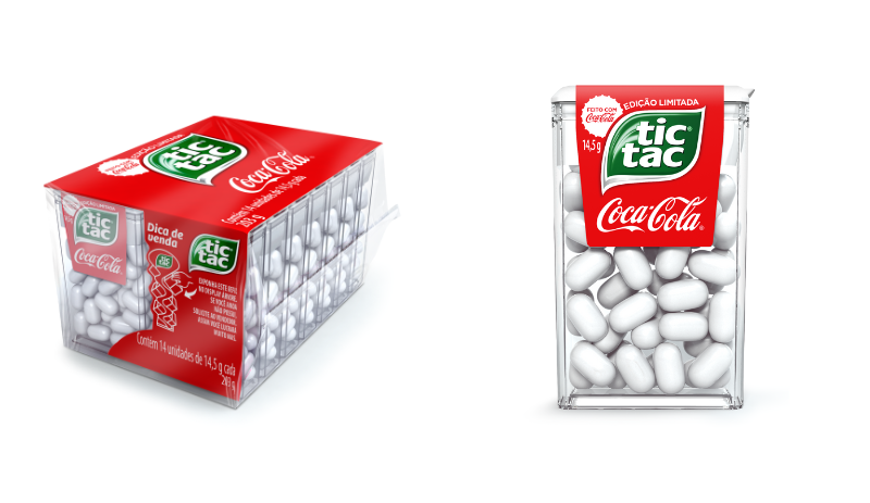 Tic Tac e Coca-Cola relançam collab