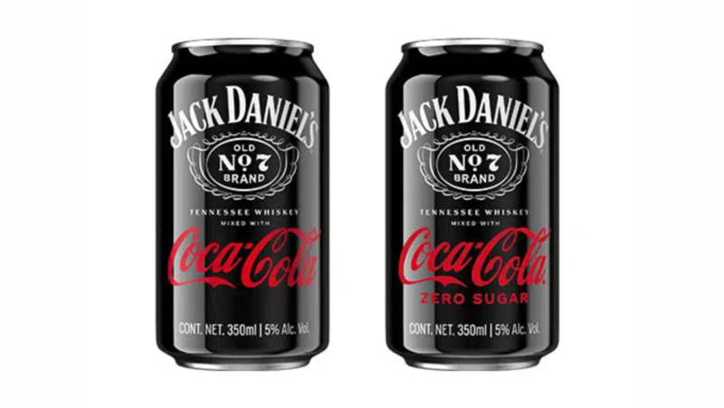 Coca-Cola e Jack Daniel’s lançam drinque pronto para beber