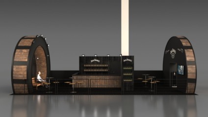 Jack Daniel's tem espaço temático no BCB