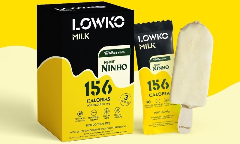 Lowko e Nestlé lançam picolé de Leite Ninho