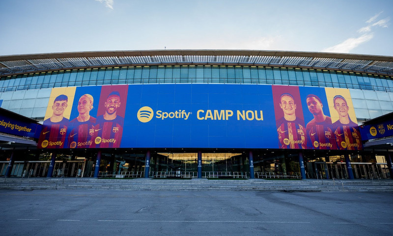 Parceria entre Spotify e FC Barcelona tem pontapé inicial