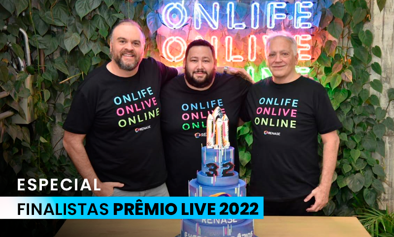 Renase completa 32 anos e é finalista do Prêmio Live