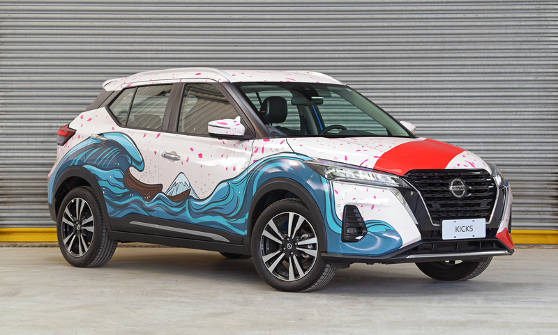 Nissan apresenta Novo Kicks com a pintura mais japonesa vencedora do seu concurso de design