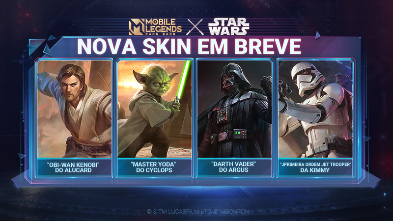 Mobile Legends: Bang Bang lança collab com Star Wars