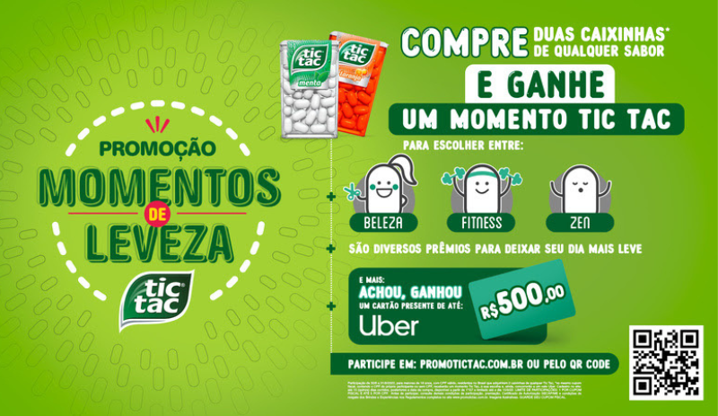 Tic Tac lança promoção para alavancar vendas