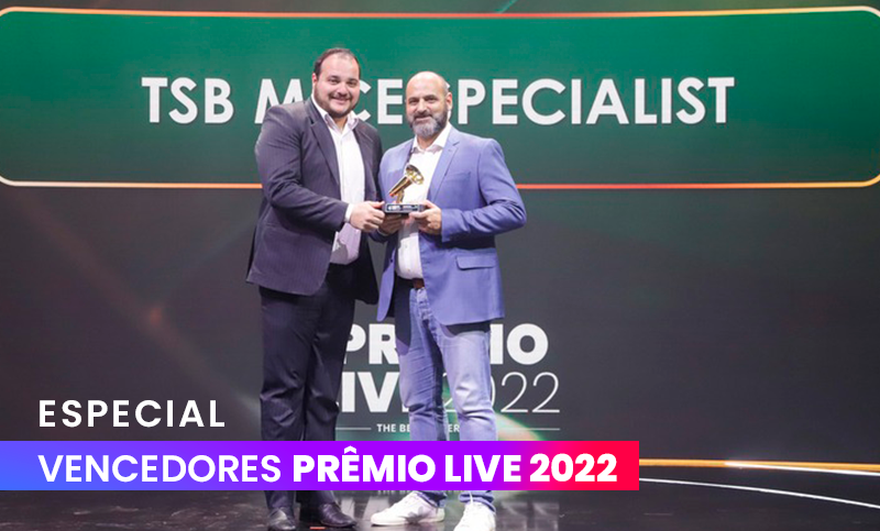 TSB vence duas categorias do Prêmio Live 2022