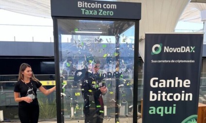 NovaDAX distribuiu criptomoedas na Stock Car