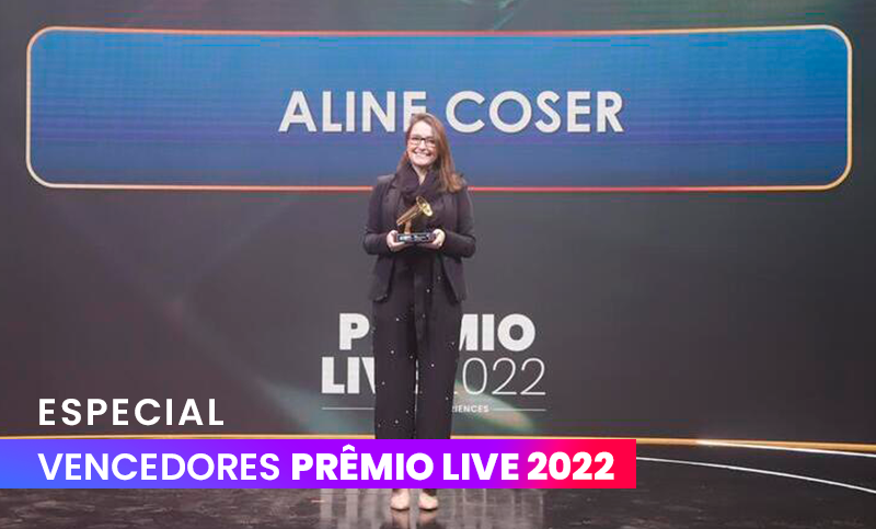 Aline Coser conquista Megafone de Ouro