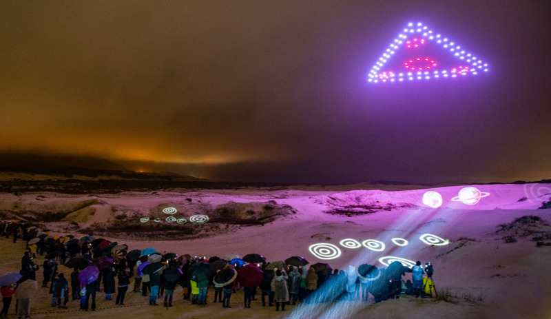 Ballet de Drones encantou Florianópolis