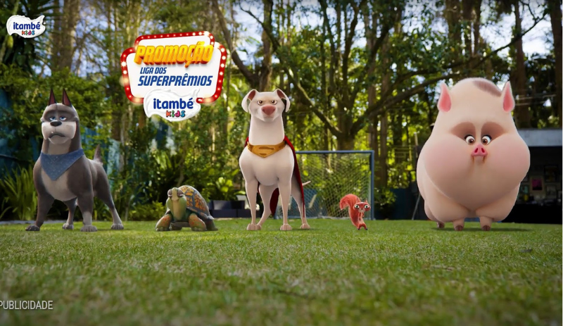 Itambé Kids lança linha com personagens da DC Liga dos Superpets