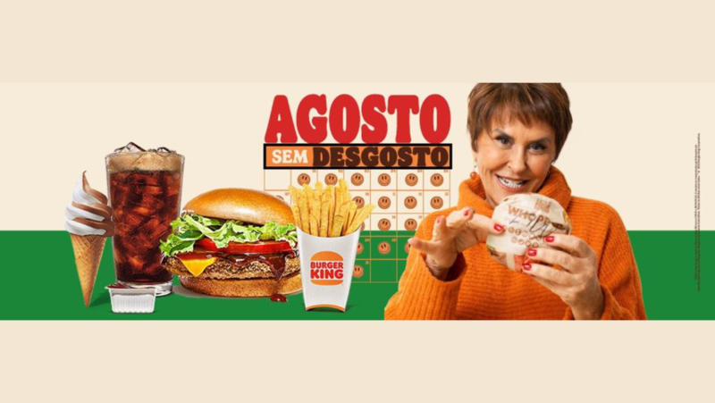 Burger King lança campanha de promoções com Marcia Sensitiva