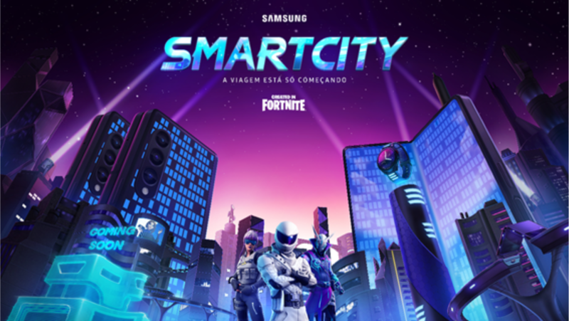 Samsung cria ilha no mundo virtual do Fortnite