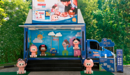 Caminhão das fraldas Turma da Mônica Baby tem atrações programadas