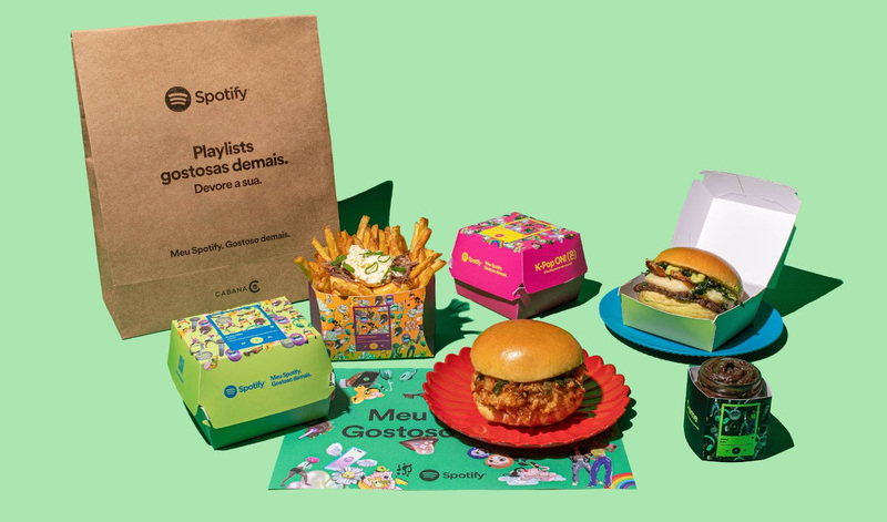 Spotify e Cabana Burguer criam lanches das playlists mais devoradas