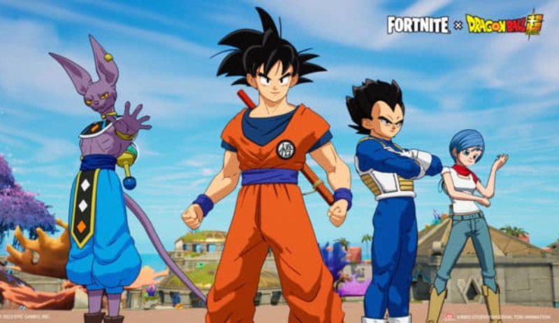 Fortnite lança crossover com Dragon Ball Super