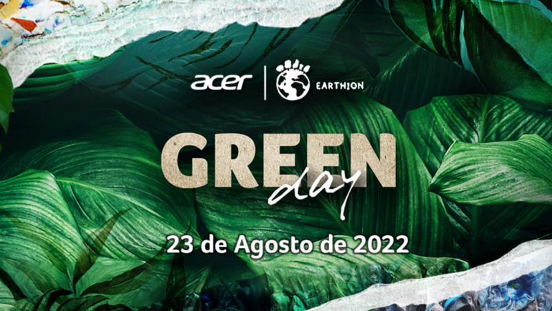 Acer mostra destaques da missão de sustentabilidade Earthion no Green Day