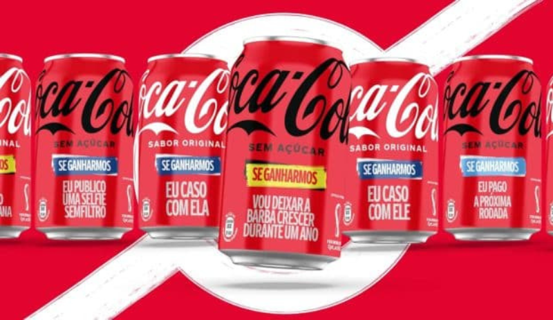 Coca-Cola tem latas de promessas para o Hexa