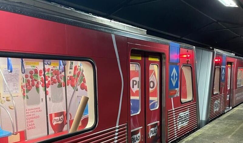 Café Pilão faz campanha no metrô de SP e Rio