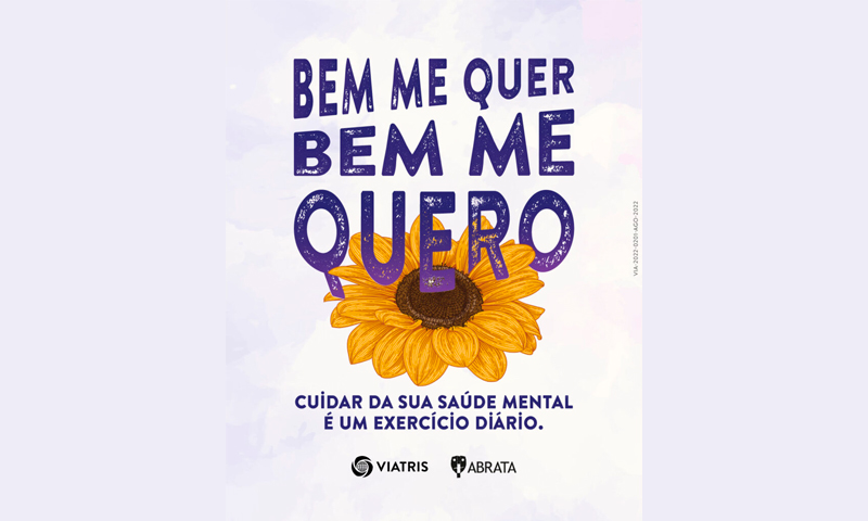 Abrata e Viatris promovem campanha sobre saúde mental