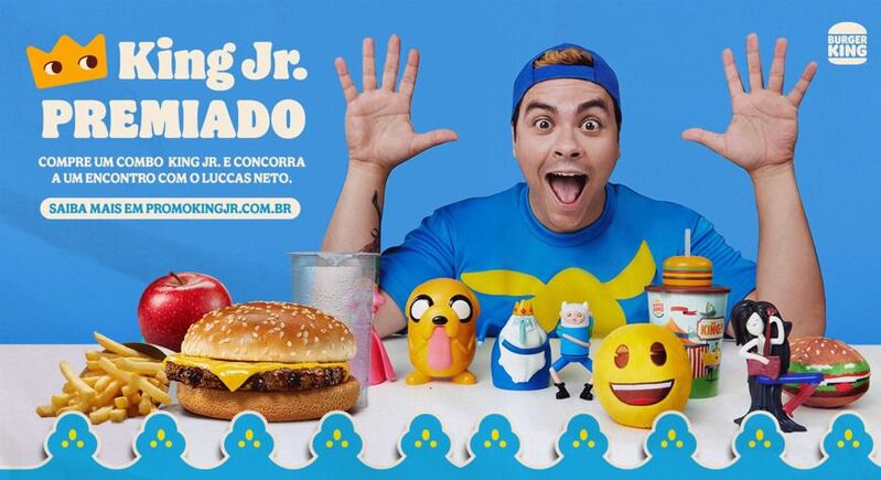 Burger King levará um fã para almoçar com Luccas Neto