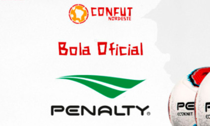 Penalty será a bola oficial da CONFUT Nordeste 2022