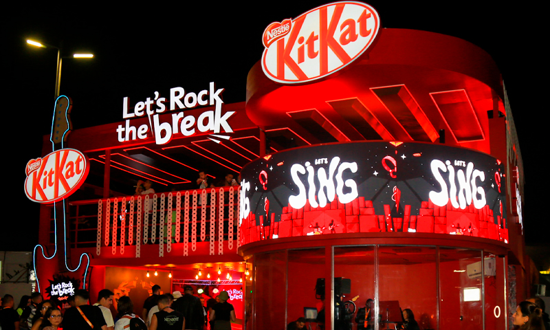 KitKat estreia com tudo no Rock in Rio 2022