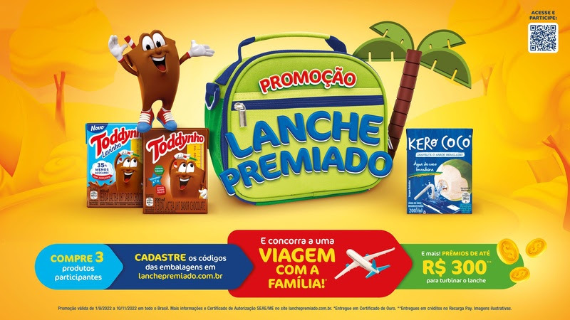 Toddynho e Kero Coco se juntam para dar prêmios em promoção exclusiva