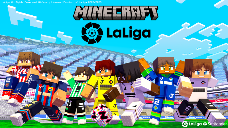 LaLiga chega ao Minecraft