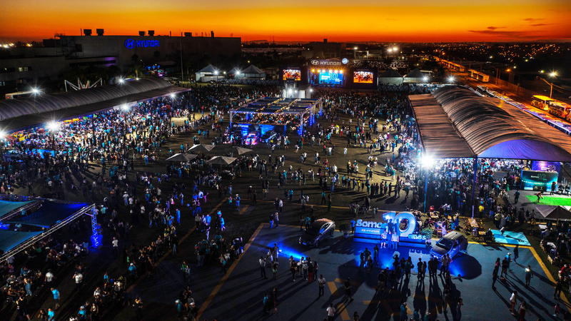 Hyundai comemora 10 anos no Brasil com evento assinado pela Renase